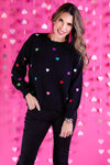 Love In The Air Heart Sweater