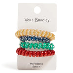 Vera Bradley - Spiral Elastic Hair Tie 4 Pk