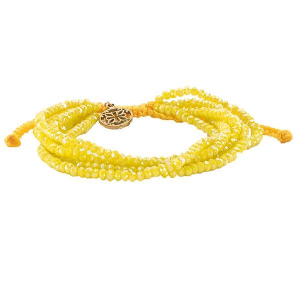 RC - Felicity Multi Strand Bracelet - Yellow