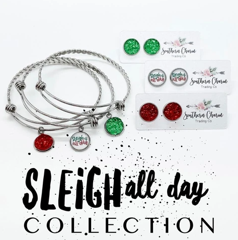 Southern Charm - Sleigh All Day Collection - Matching Bracelet & Earrings